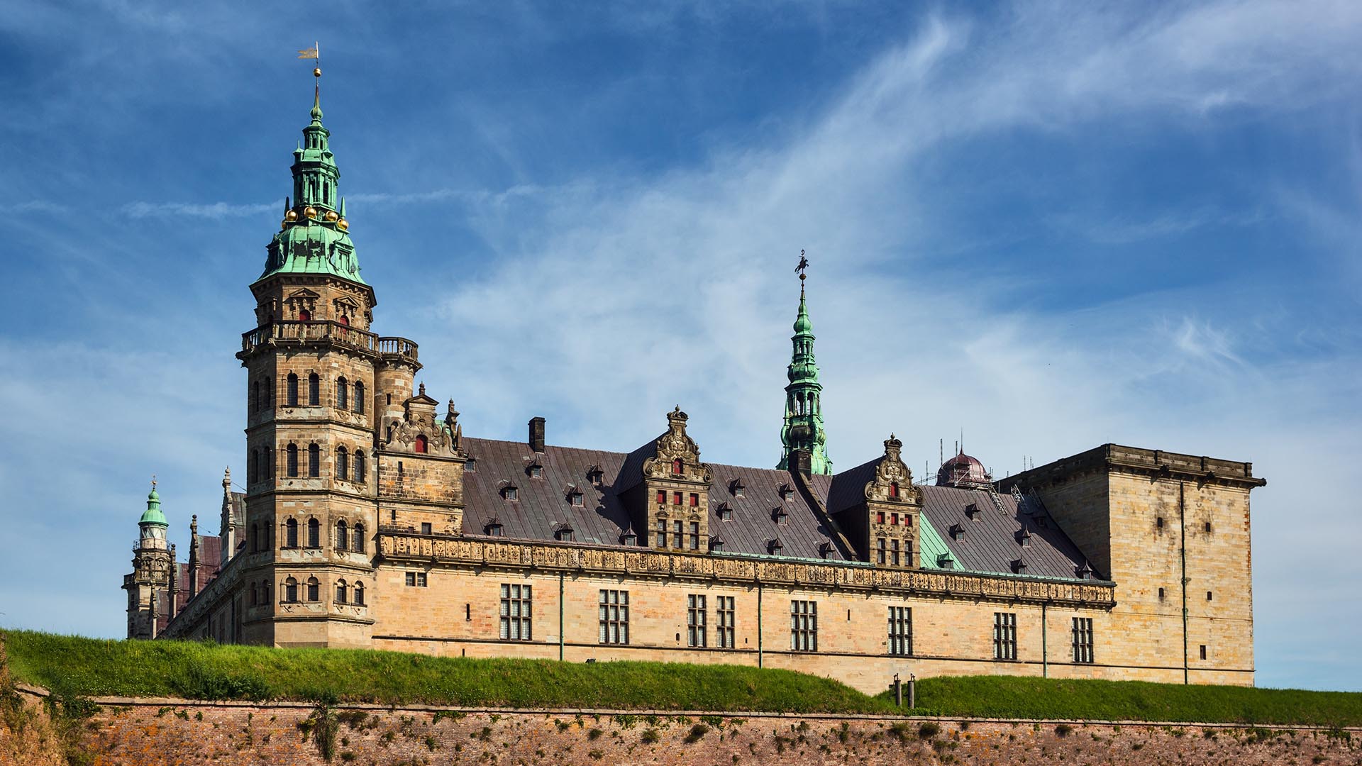 Kronborg castle in Helsingør